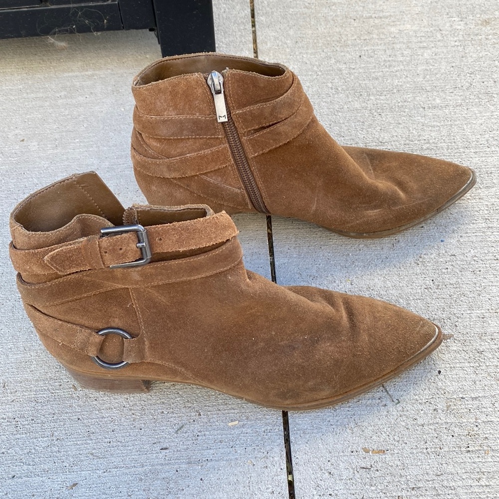 Marc fisher. Womens brown ankle booties
